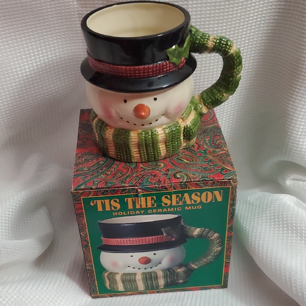 Snowman Holiday Ceramic Mug